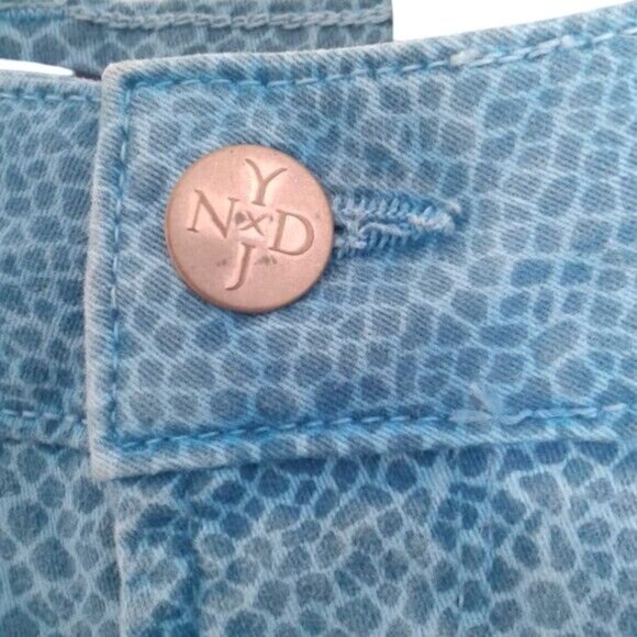 NYDJ Size 10 Jeans Womens Denim Skinny Blue Lift Tuck Slimming Fit NEW - Picture 10 of 14